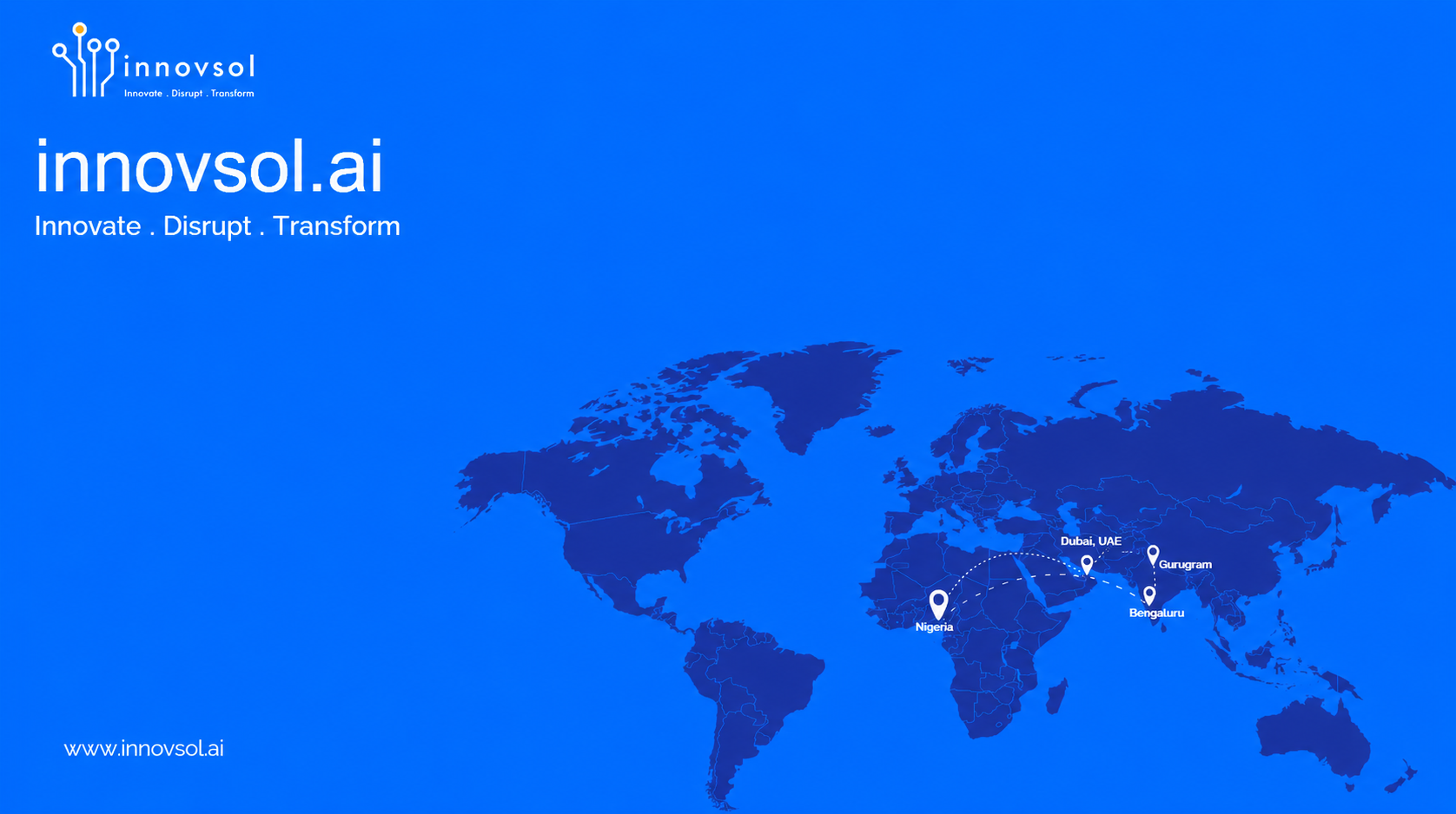 Innovsol global presence map